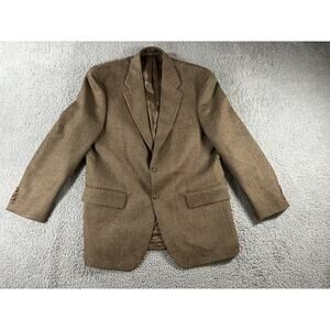 Ralph Lauren Polo University Club Blazer Men 42‎ Sports Coat Pure New Wool
